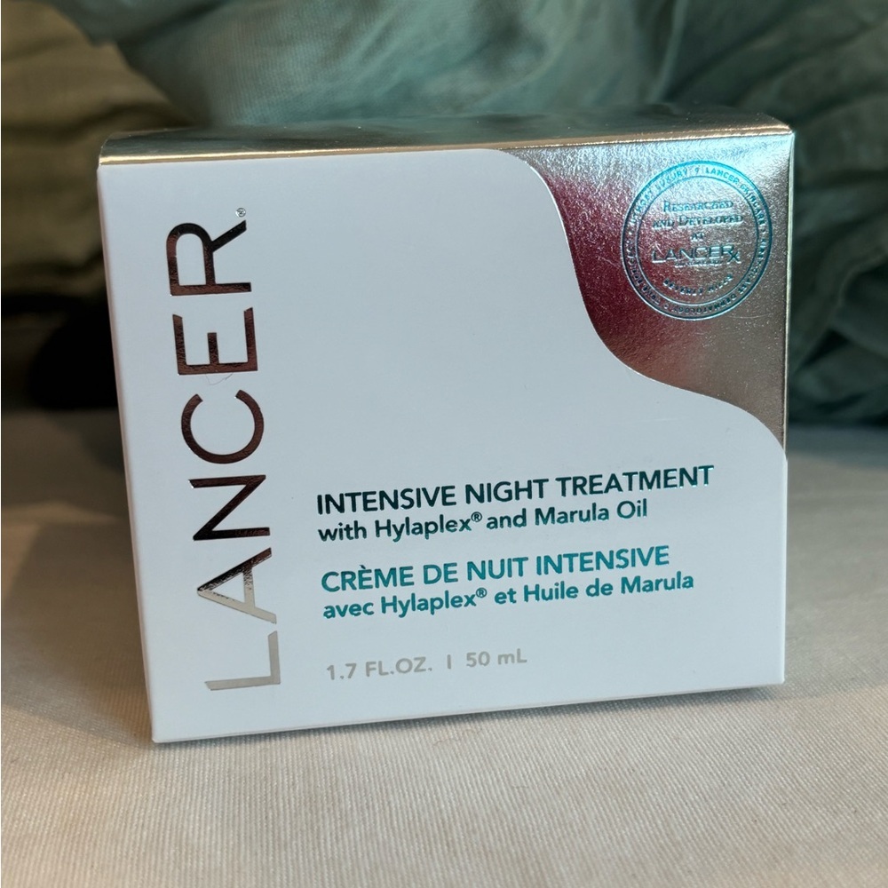 Lancer Intensive Night Treatment 1.7 oz Overnight Moisturizer Anti Aging cream